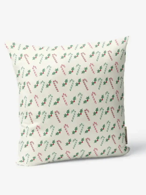 Poduszka świąteczna Laski świąteczne i jemioła 45x45 cm