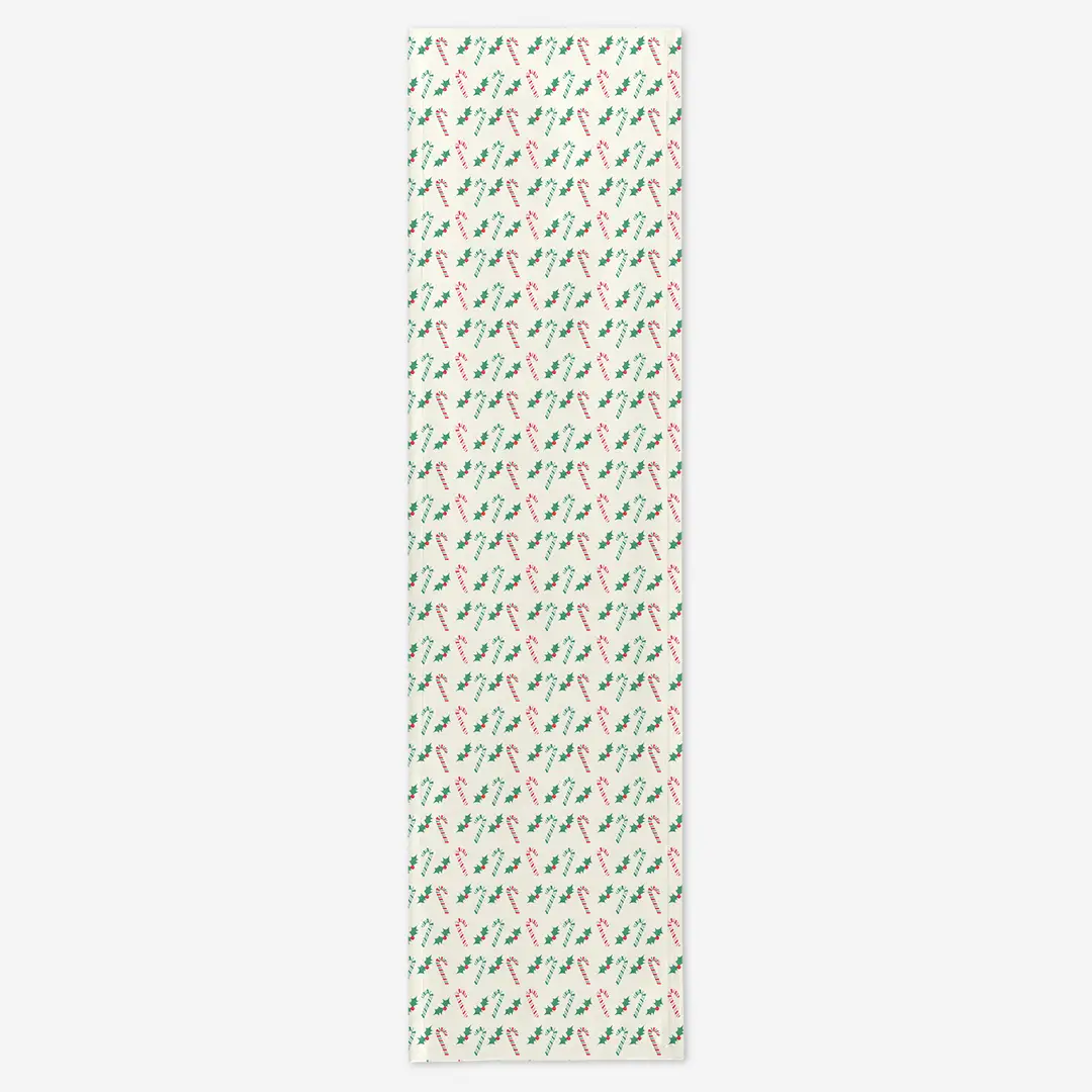 Bieżnik świąteczny Laski świąteczne i jemioła 40x150 cm