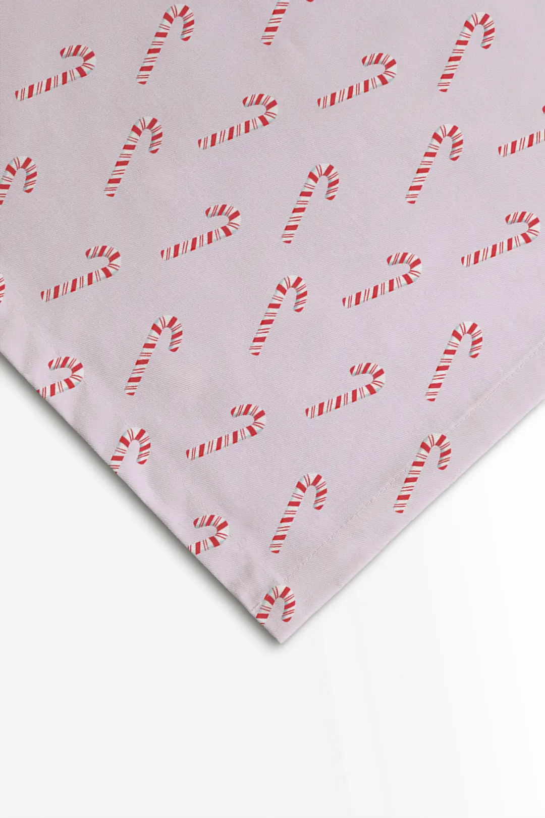 Obrus świąteczny Laski świąteczne róż 100x100 cm