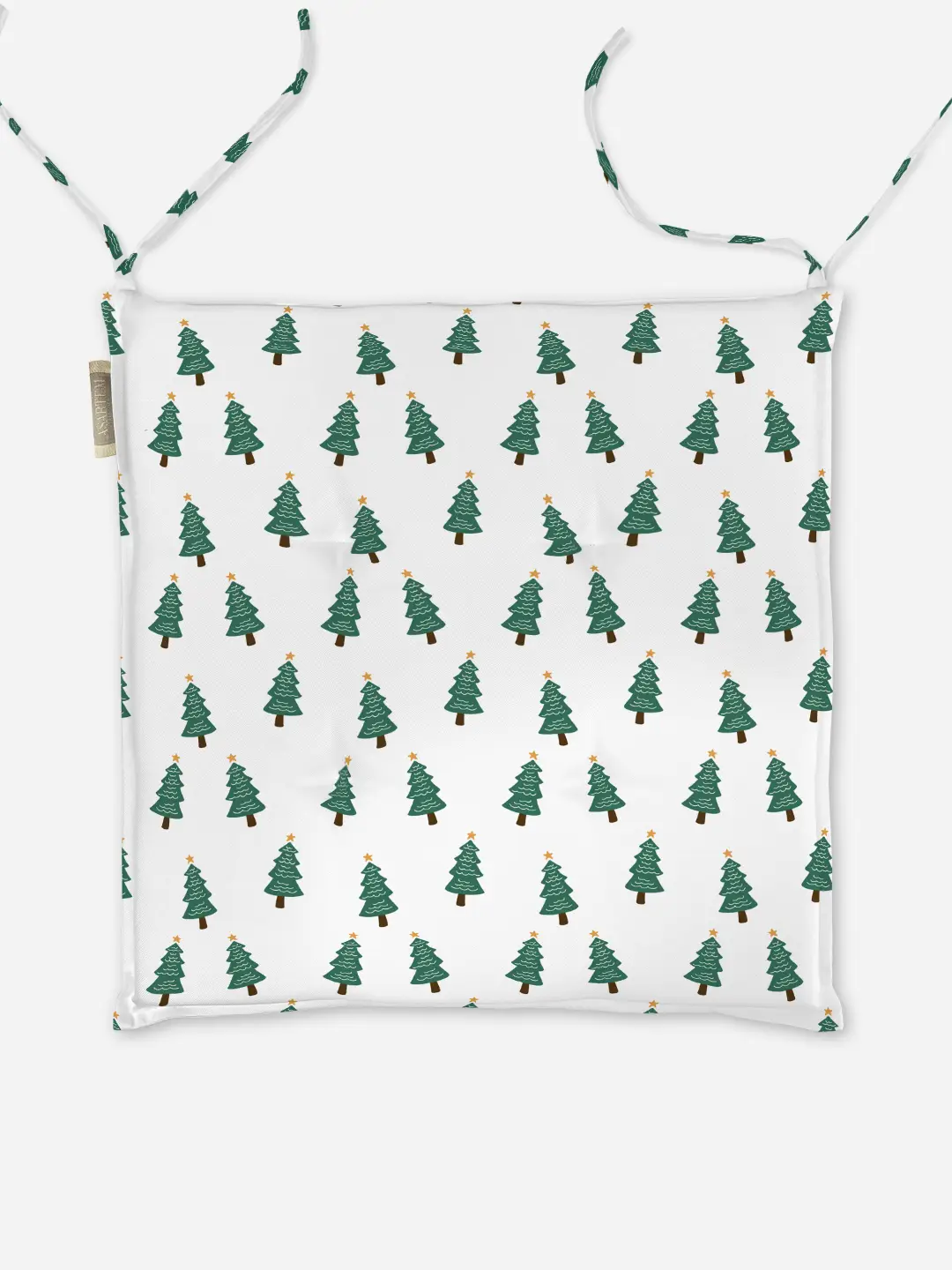 Poduszka świąteczna na krzesło Choinki 40x40 cm