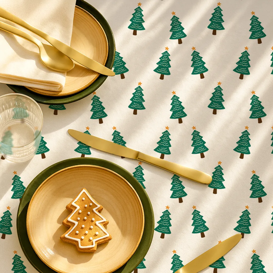 Obrus świąteczny Choinki 35x45 cm