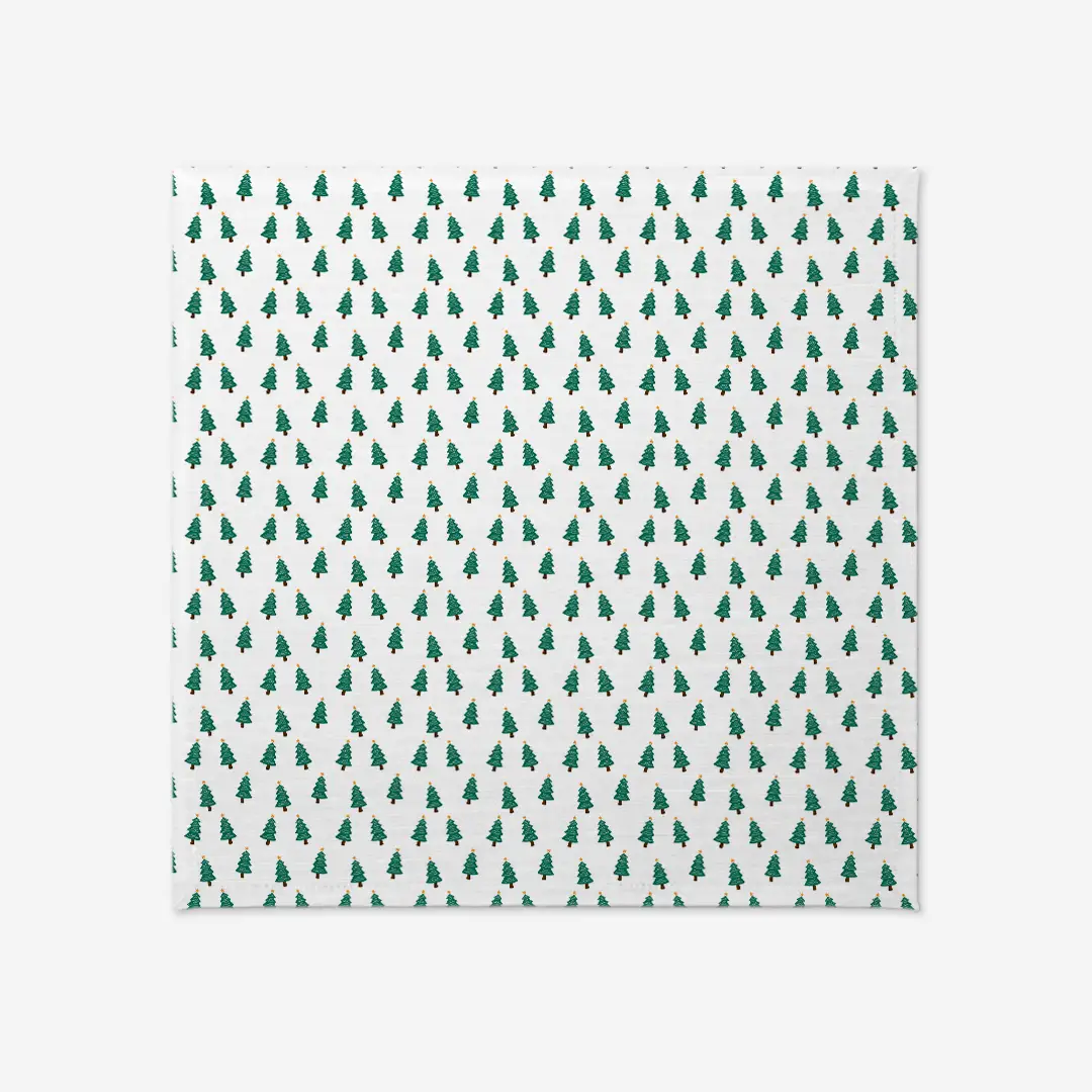 Obrus świąteczny Choinki 100x100 cm