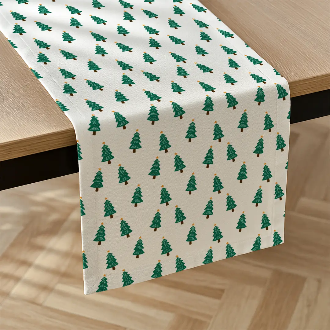 Bieżnik świąteczny Choinki 40x150 cm
