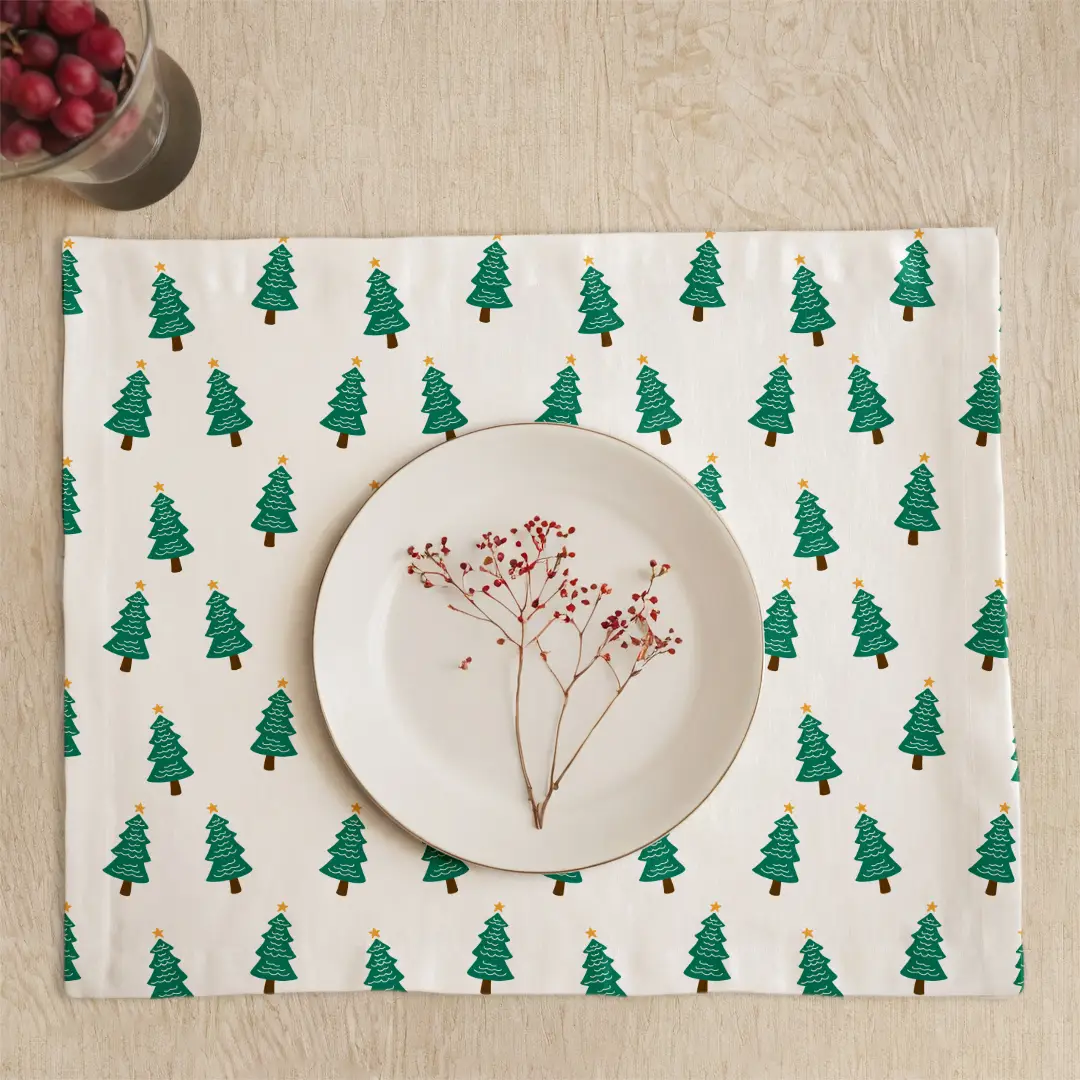 Podkładki świąteczne Choinki 35x45 cm