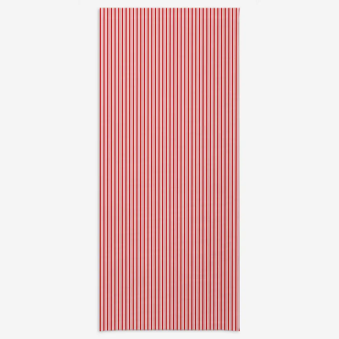 Obrus świąteczny klasyczne czerwone świąteczne paski 140x320 cm