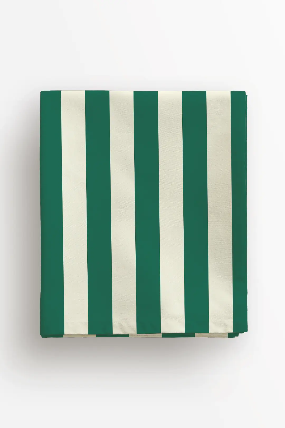 Obrus świąteczny klasyczne zielone pasy 100x100 cm