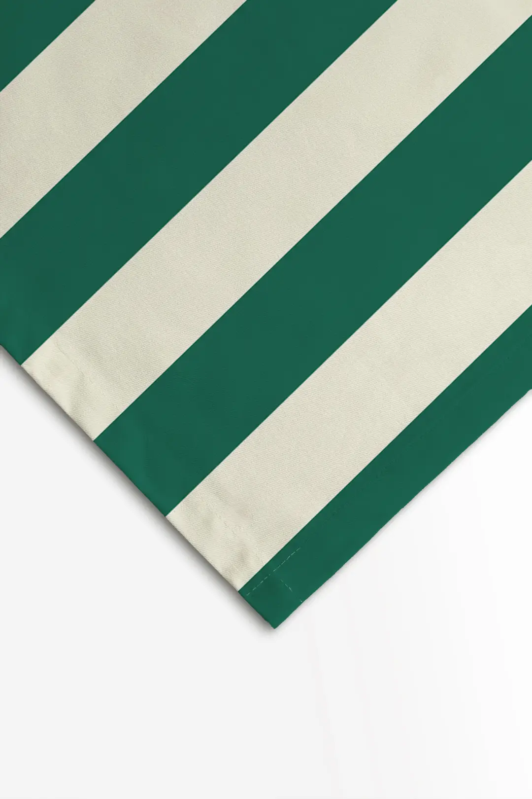 Obrus świąteczny klasyczne zielone pasy 100x100 cm