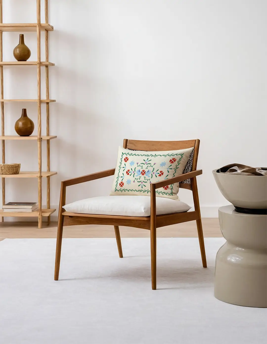 Poduszka świąteczna zimowy wieniec 40x60 cm