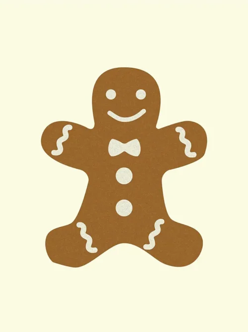 Poduszka świąteczna Piernikowy ludzik 20x20 cm