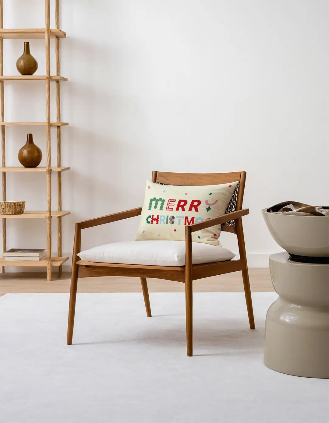 Poduszka świąteczna Merry Christmas napis 40x60 cm