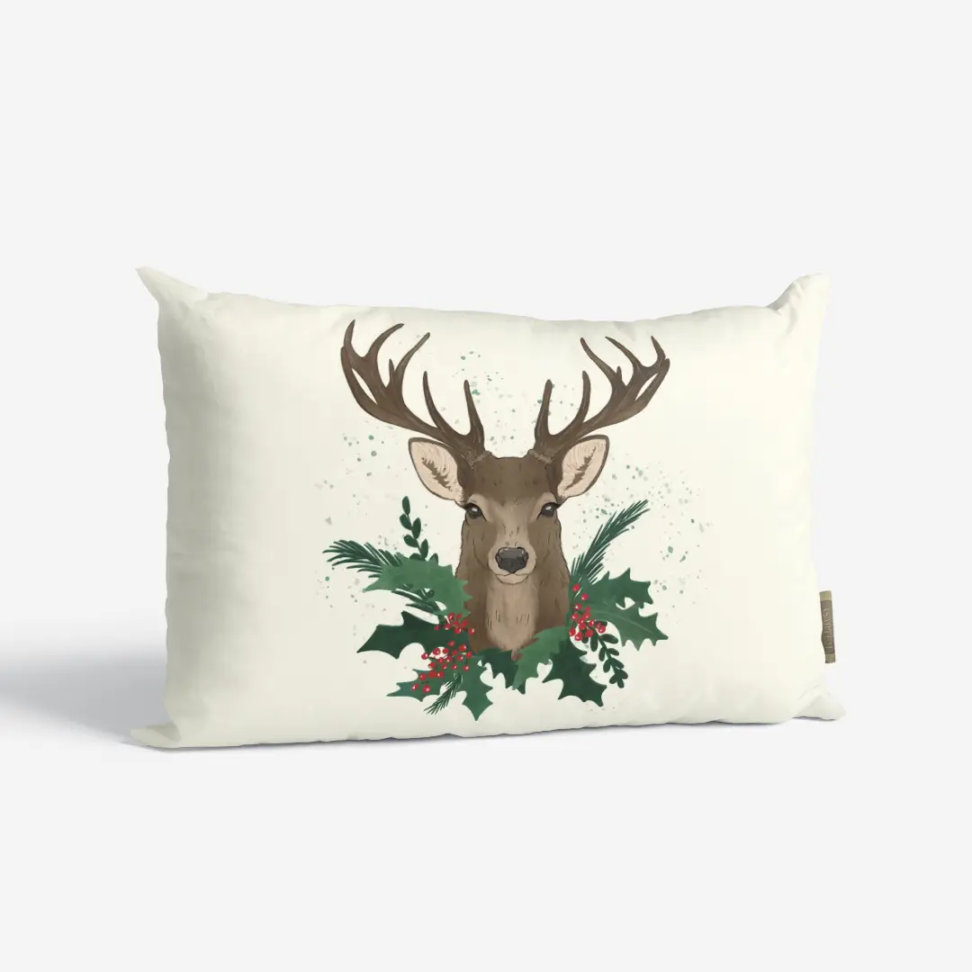 Poduszka świąteczna Jeleń 40x60 cm