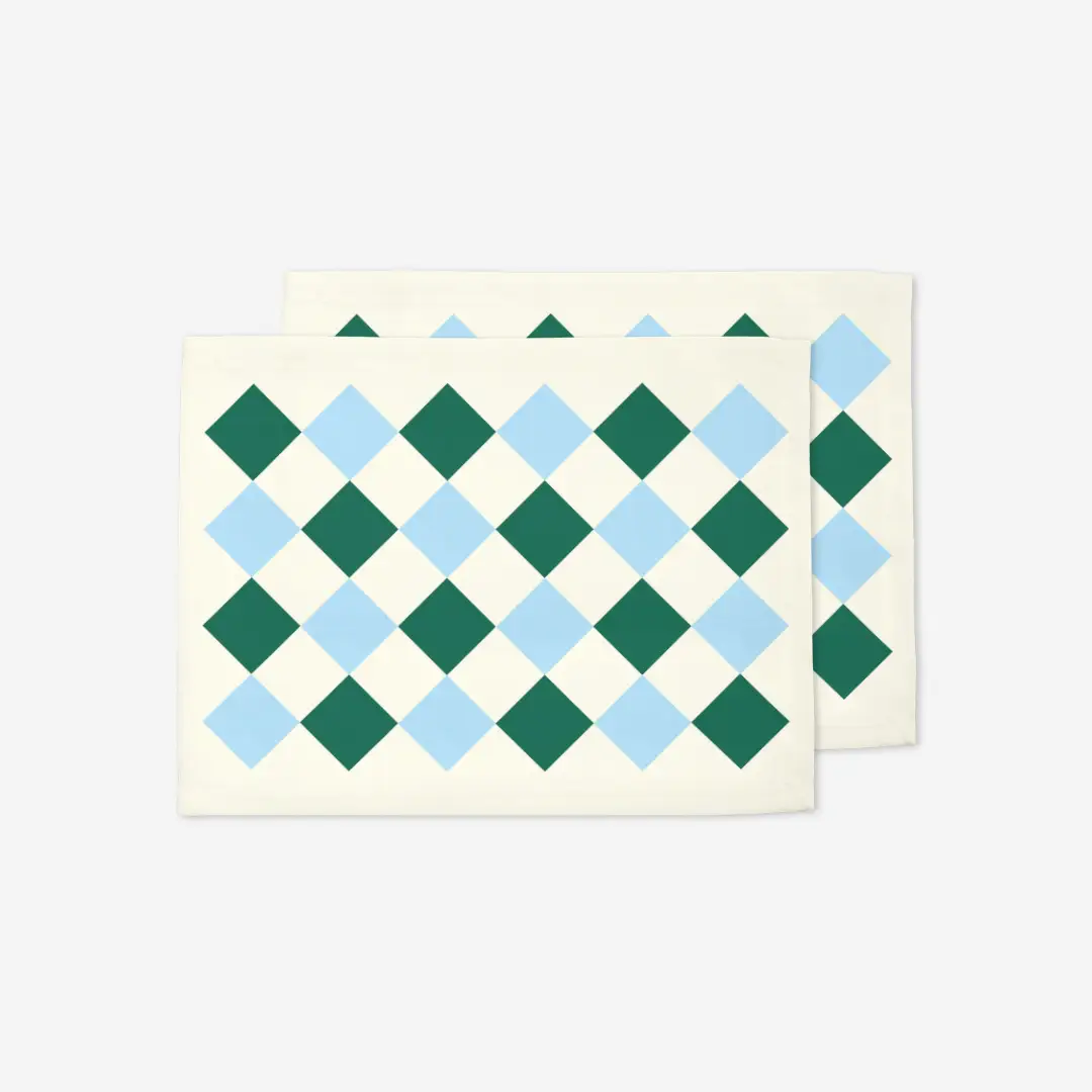 Podkładki świąteczne Retro świąteczna krata 35x45 cm