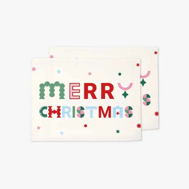 Podkładki świąteczne Merry Christmas napis 35x45 cm