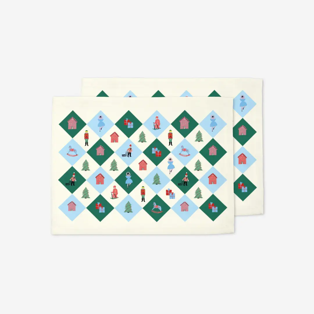 Podkładki świąteczne Retro Święta 35x45 cm