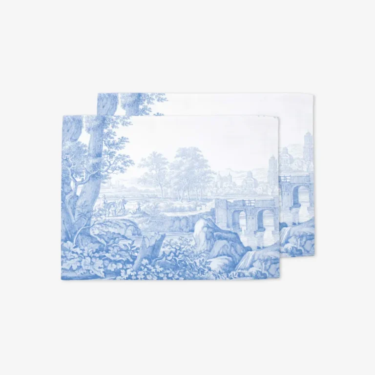 Podkładki Niebieski Toile de Jouy 35x45 cm