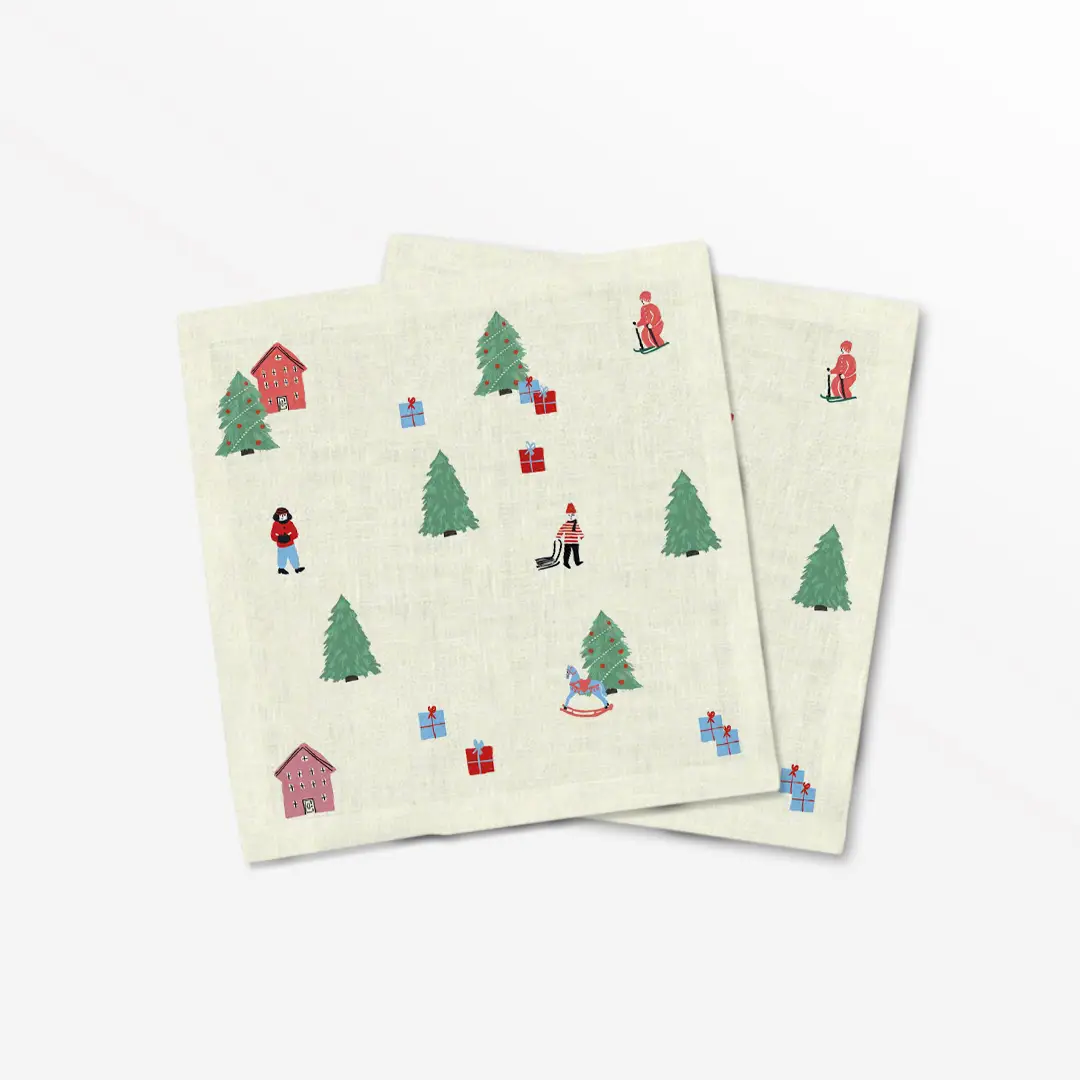Serwetki świąteczne Świąteczny pejzaż 40x40 cm