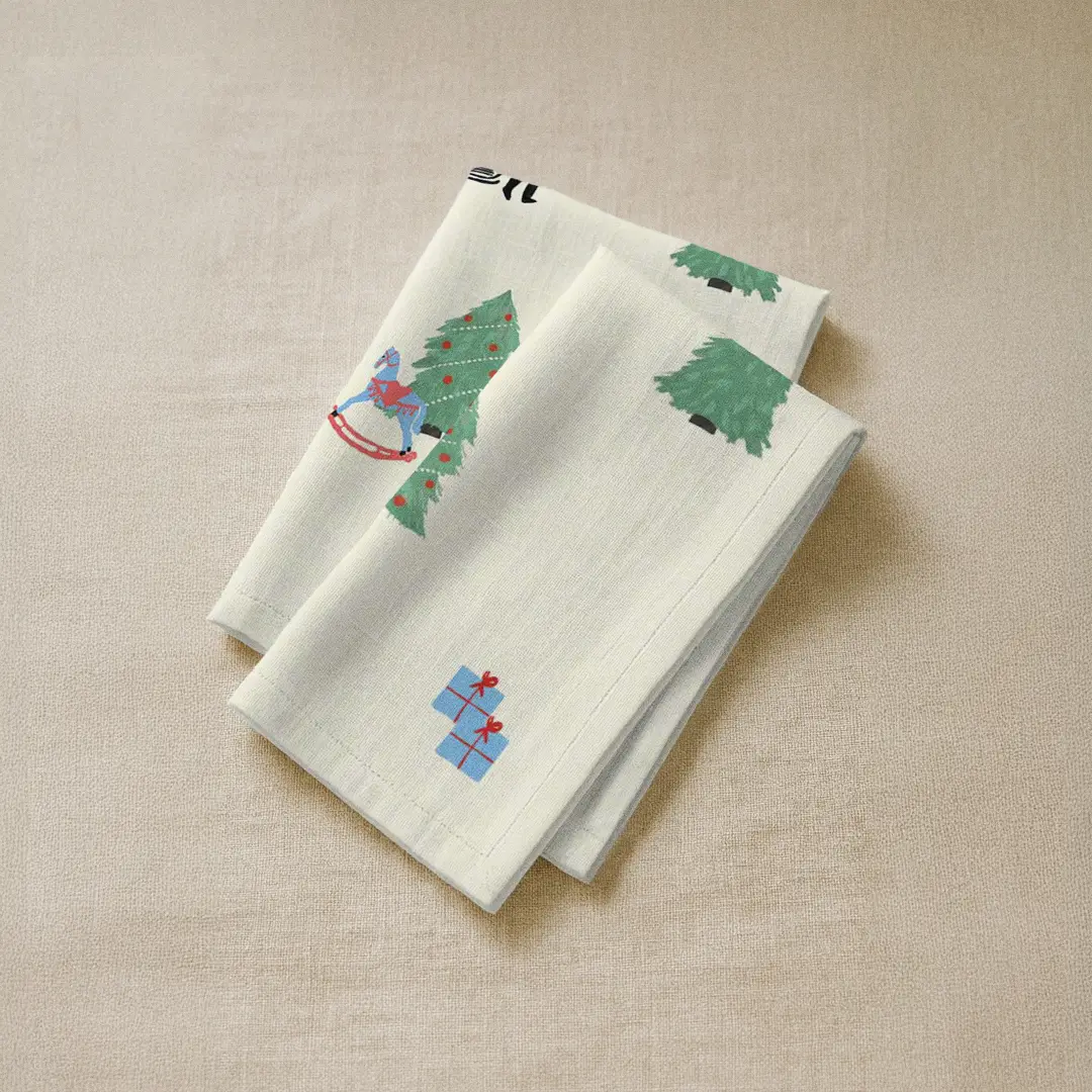 Serwetki świąteczne Świąteczny pejzaż 40x40 cm