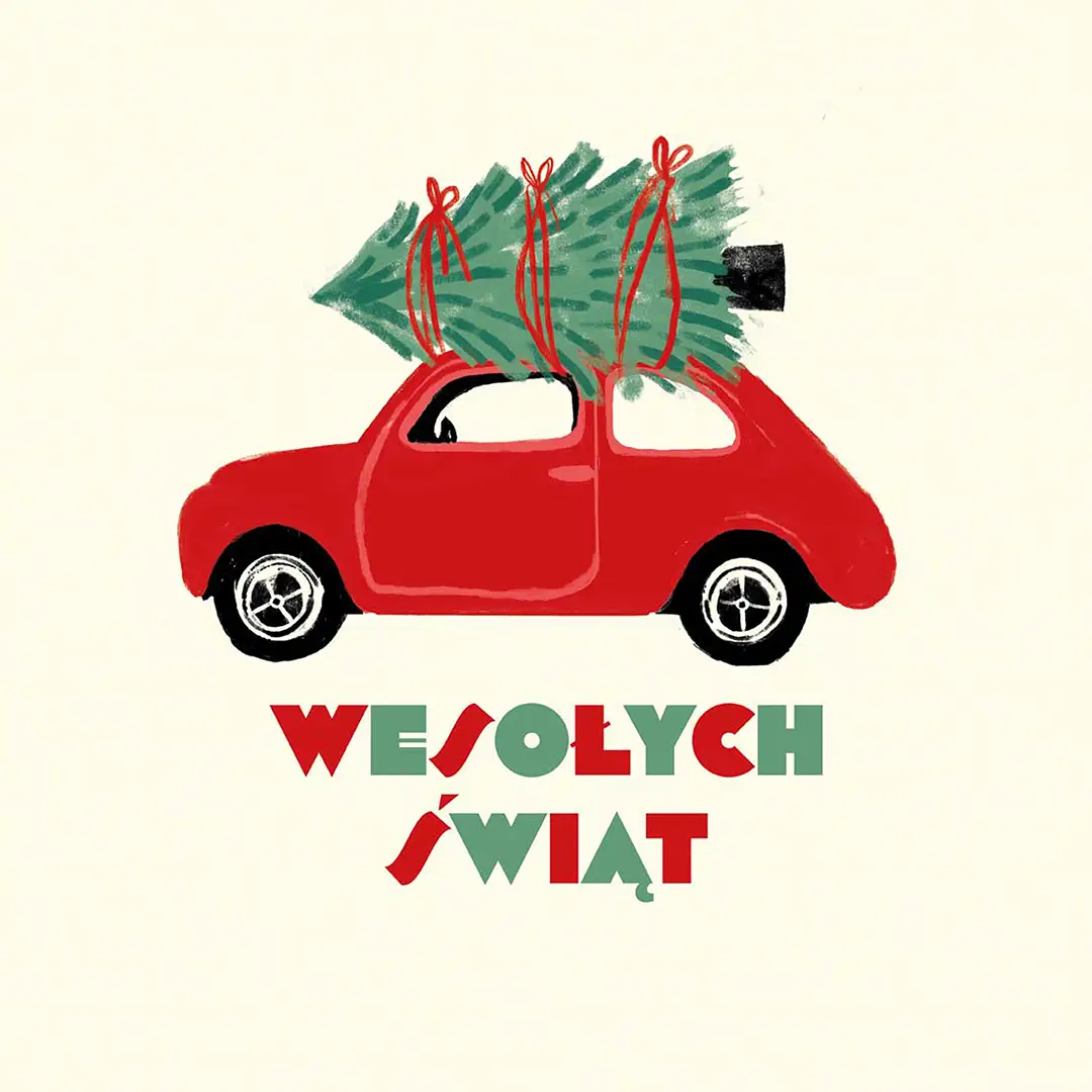 Serwetki świąteczne Wesołych Świąt 20x20 cm