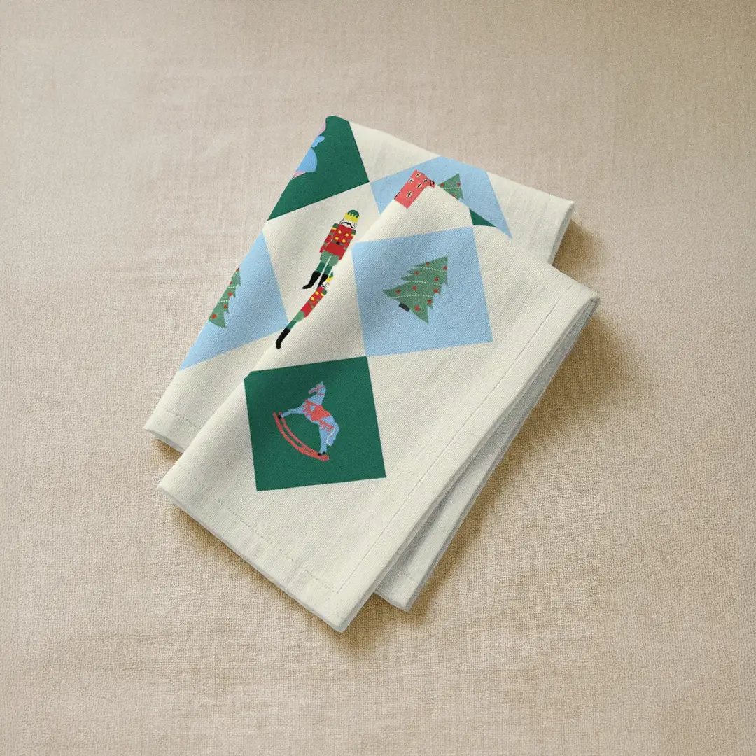 Serwetki świąteczne Retro Święta 40x40 cm