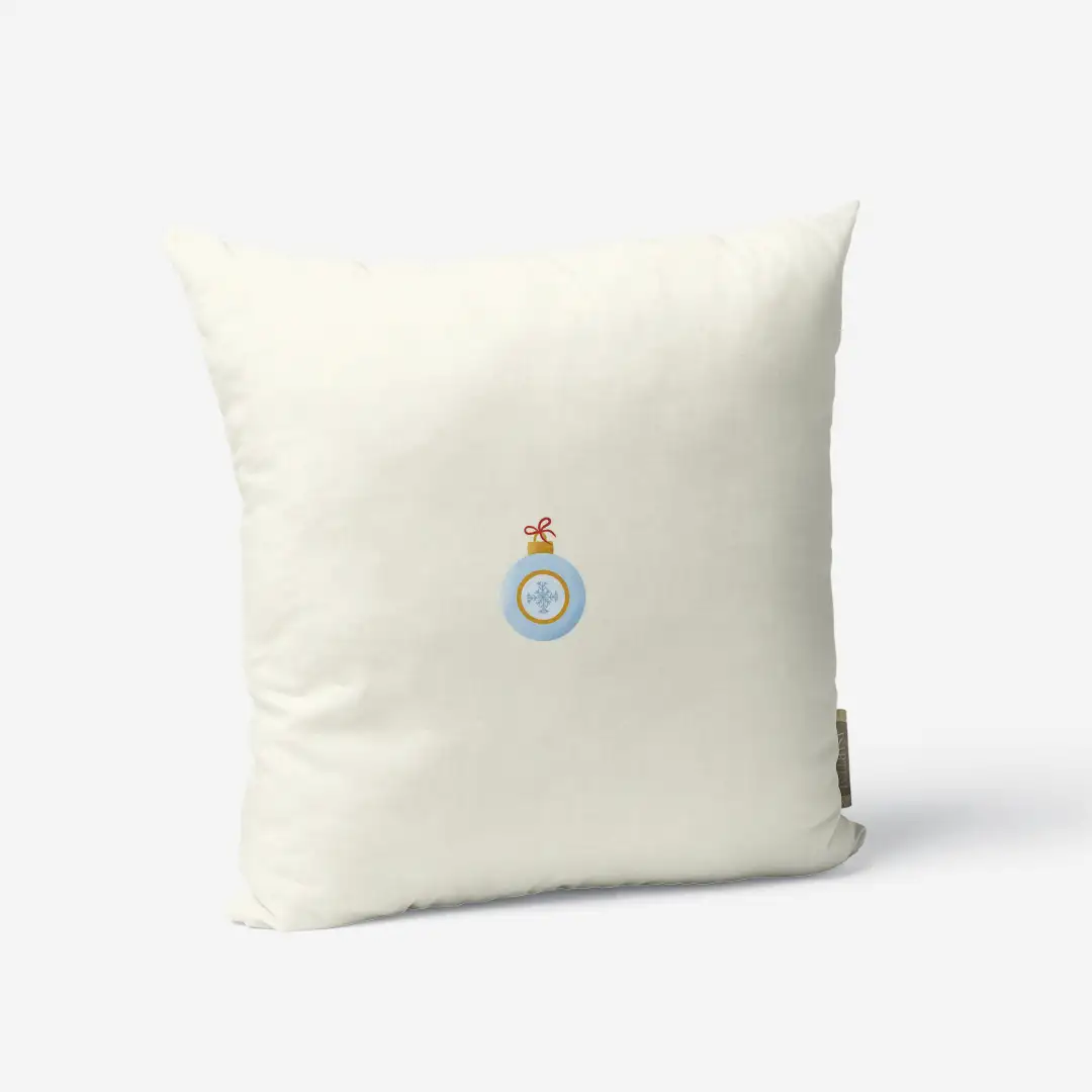 Poduszka świąteczna Minimalistyczna bomka 45x45 cm