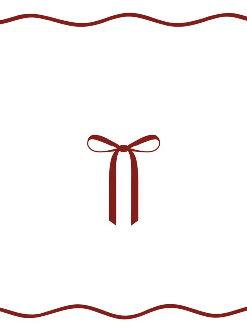 Poduszka świąteczna elegancka kokardka 20x20 cm