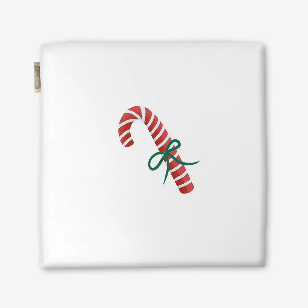 Poduszka świąteczna na krzesło Minimalistyczna laska 40x40 cm