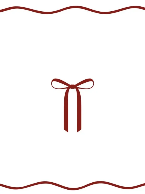 Poduszka świąteczna na krzesło elegancka kokardka 20x20 cm