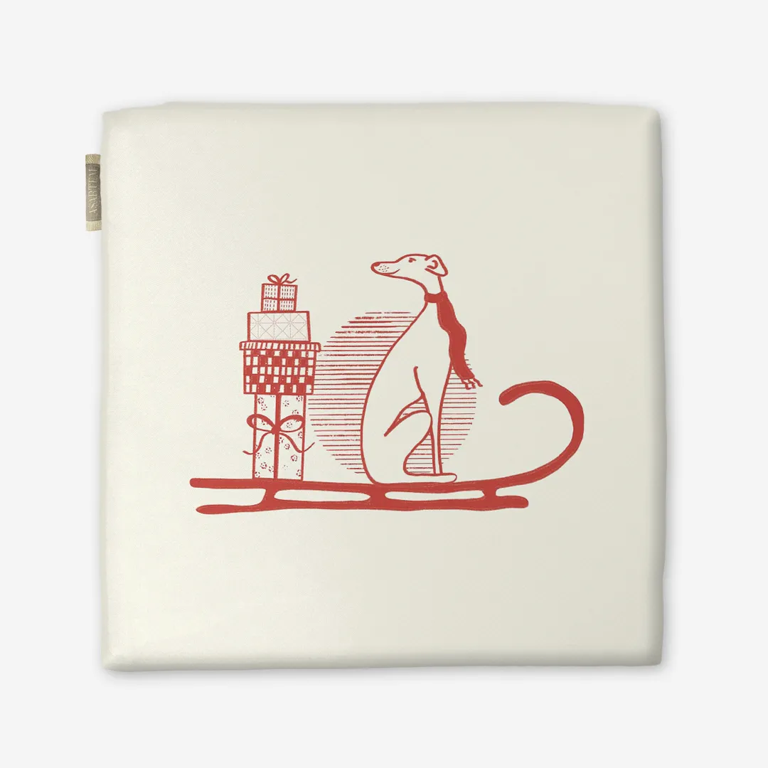 Poduszka świąteczna na krzesło christmas slide 40x40 cm