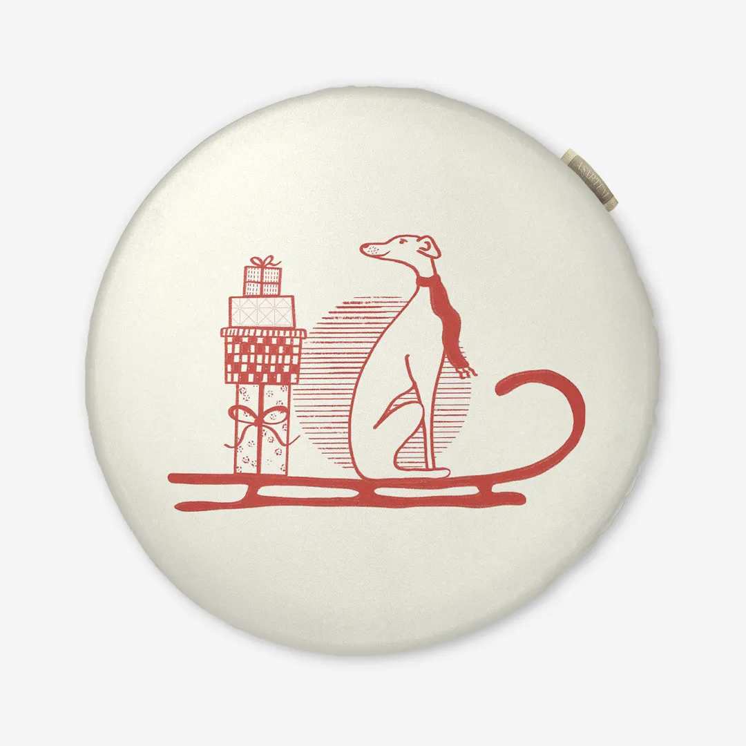 Poduszka świąteczna na krzesło christmas slide 40x40 cm