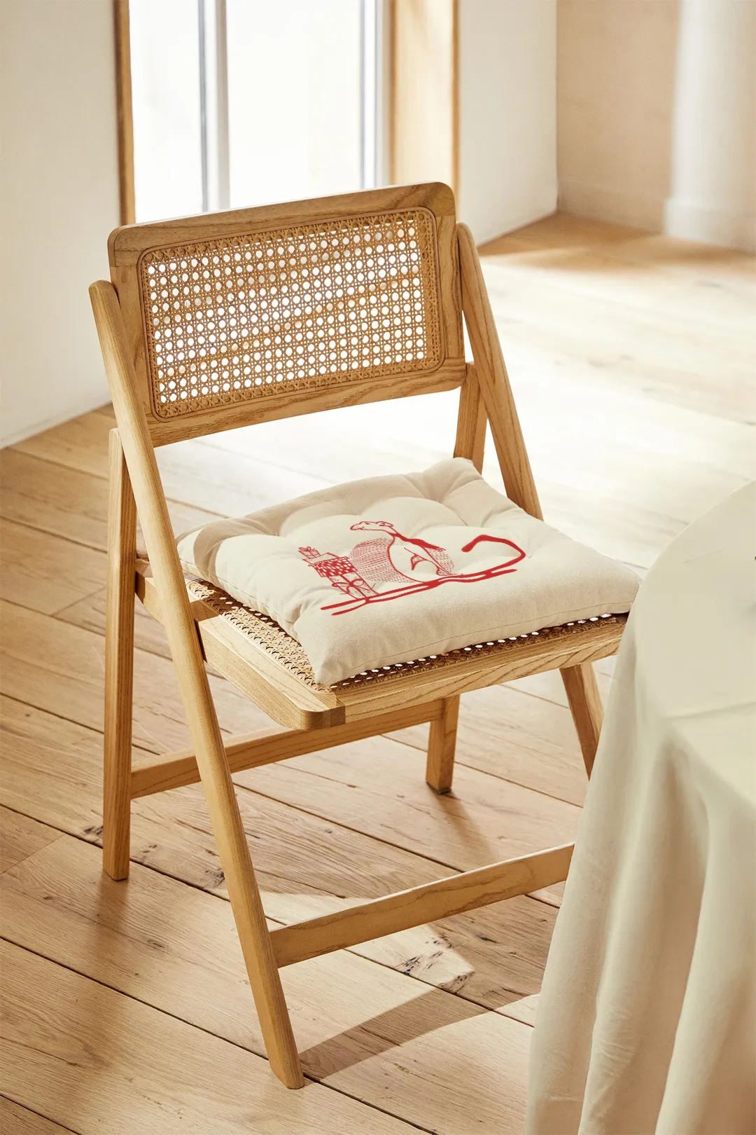 Poduszka świąteczna na krzesło christmas slide 40x40 cm