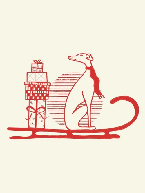 Poduszka świąteczna na krzesło christmas slide 20x20 cm