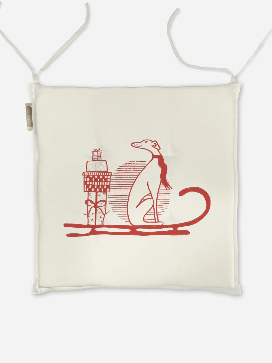 Poduszka świąteczna na krzesło christmas slide 40x40 cm