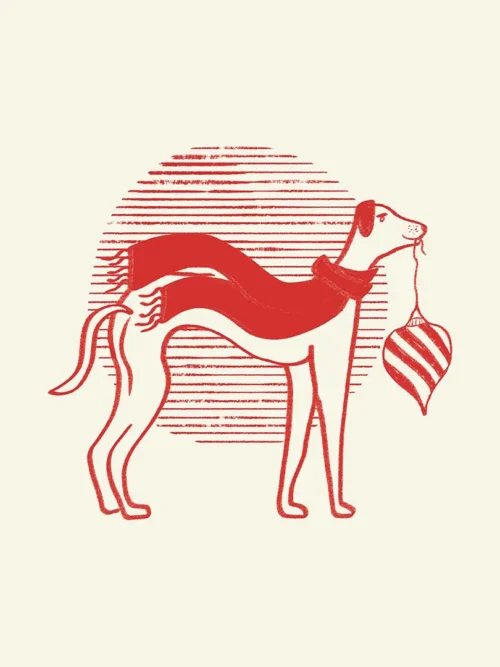 Poduszka świąteczna na krzesło festive chic 20x20 cm