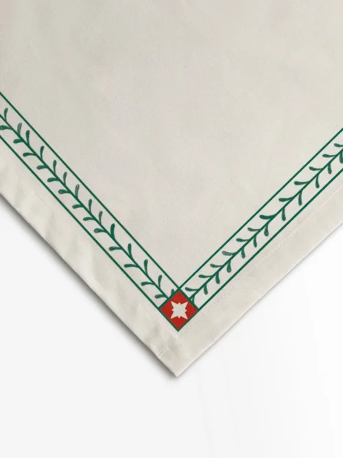 Obrus świąteczny retro renifer 100x100 cm