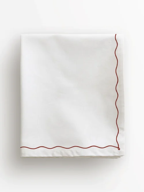 Obrus świąteczny elegancka kokardka 100x100 cm