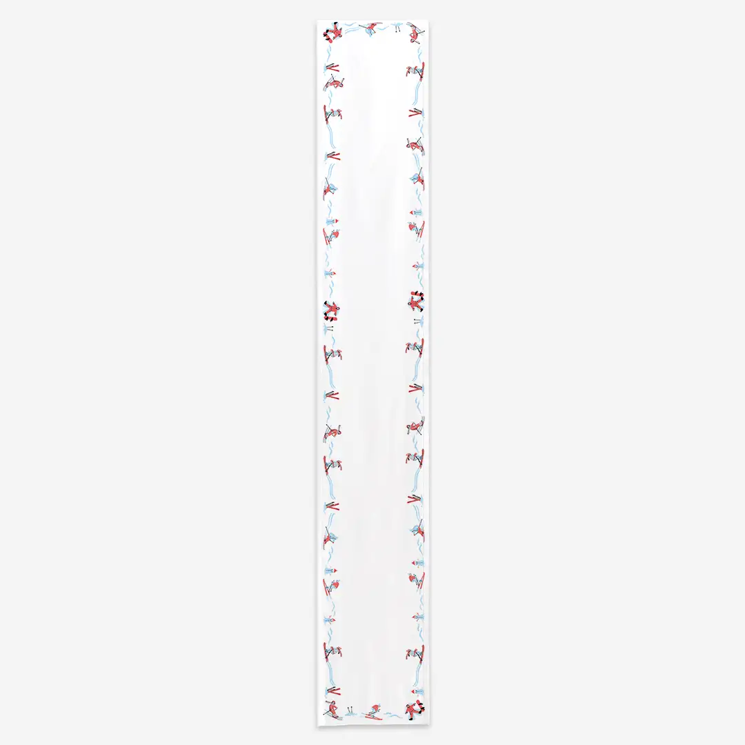 Bieżnik świąteczny Narciarze 40x250 cm