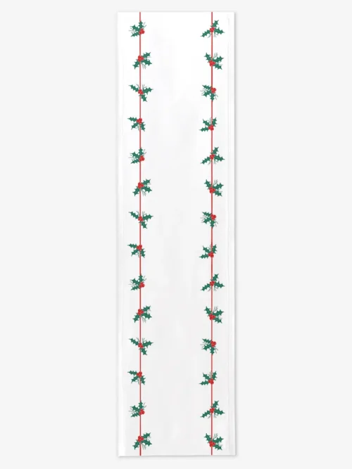 Bieżnik świąteczny drzewko świąteczne paski 40x150 cm