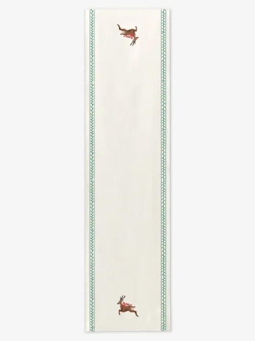 Bieżnik świąteczny retro renifer 35x130 cm