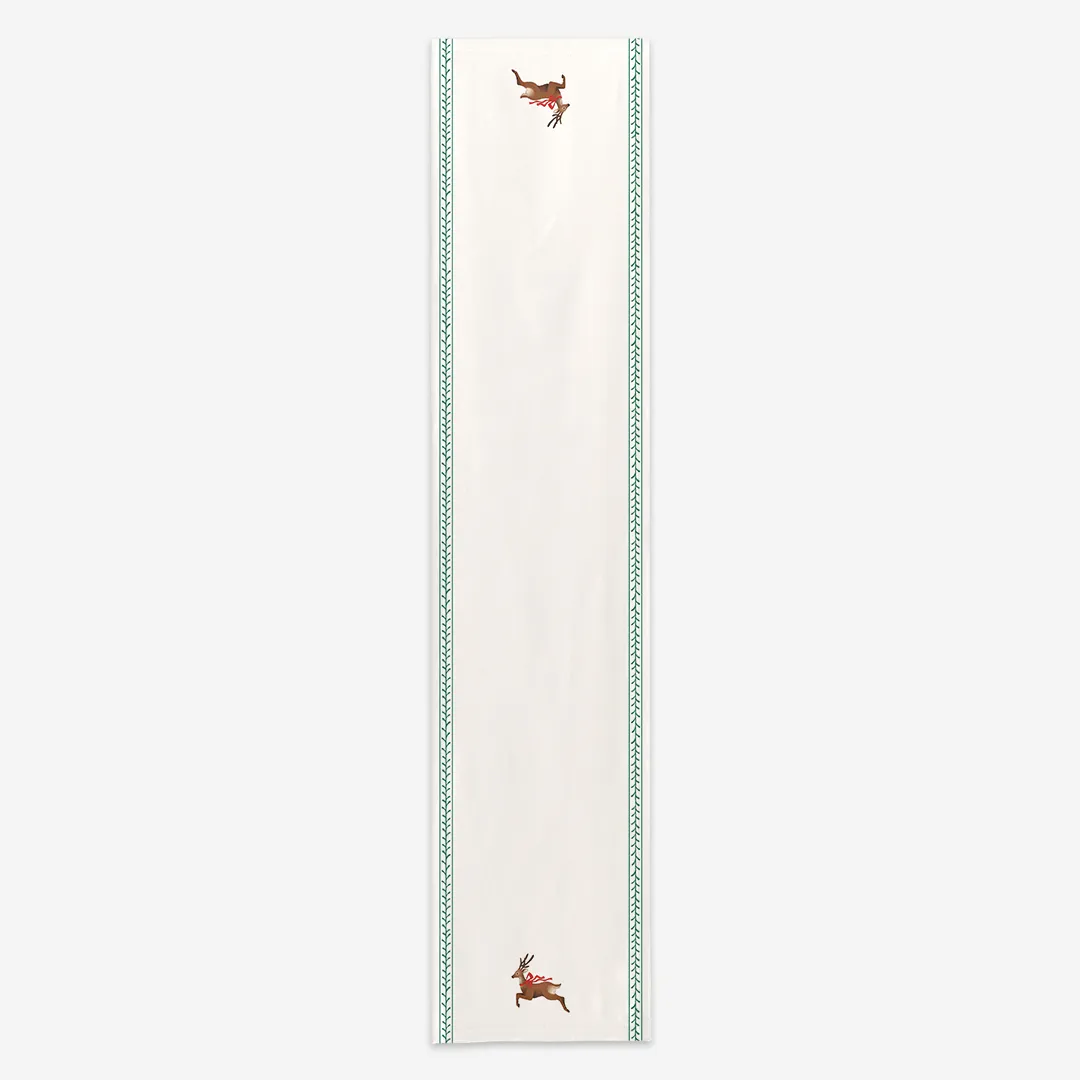 Bieżnik świąteczny retro renifer 40x180 cm