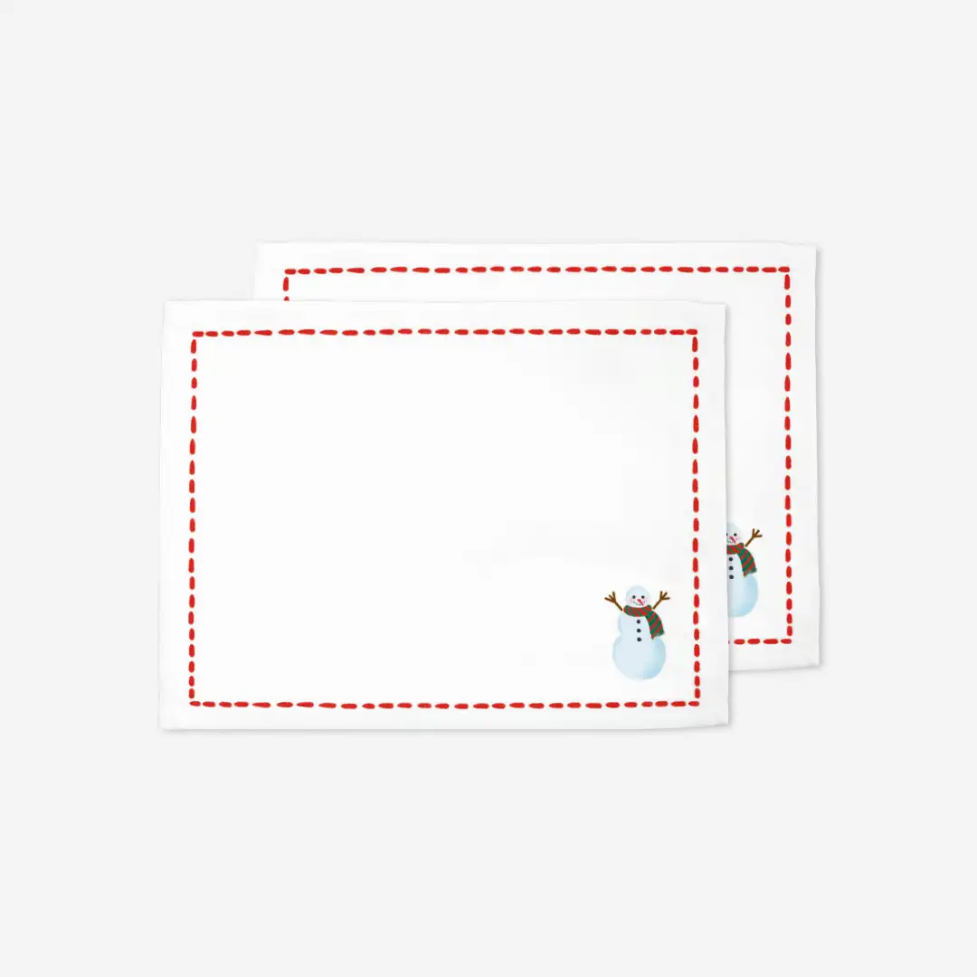 Podkładki świąteczne Minimalistyczny bałwan 35x45 cm