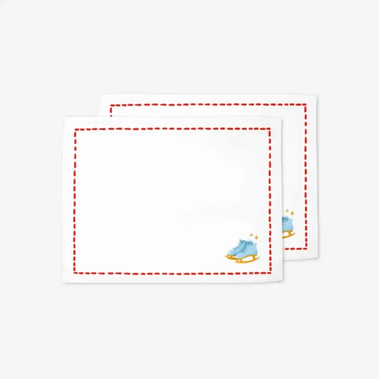 Podkładki świąteczne Minimalistyczne łyżwy 35x45 cm
