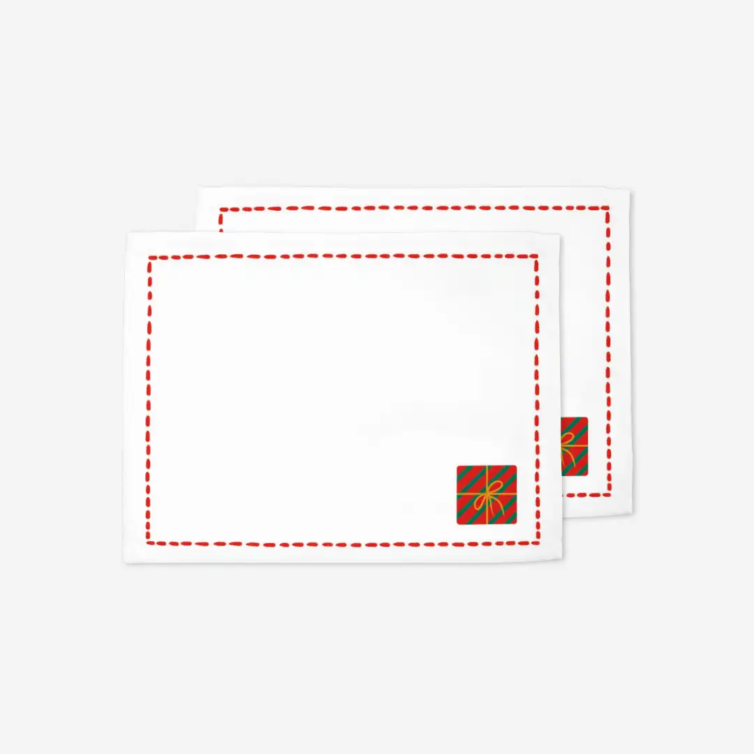 Podkładki świąteczne Minimalistyczny prezent 35x45 cm