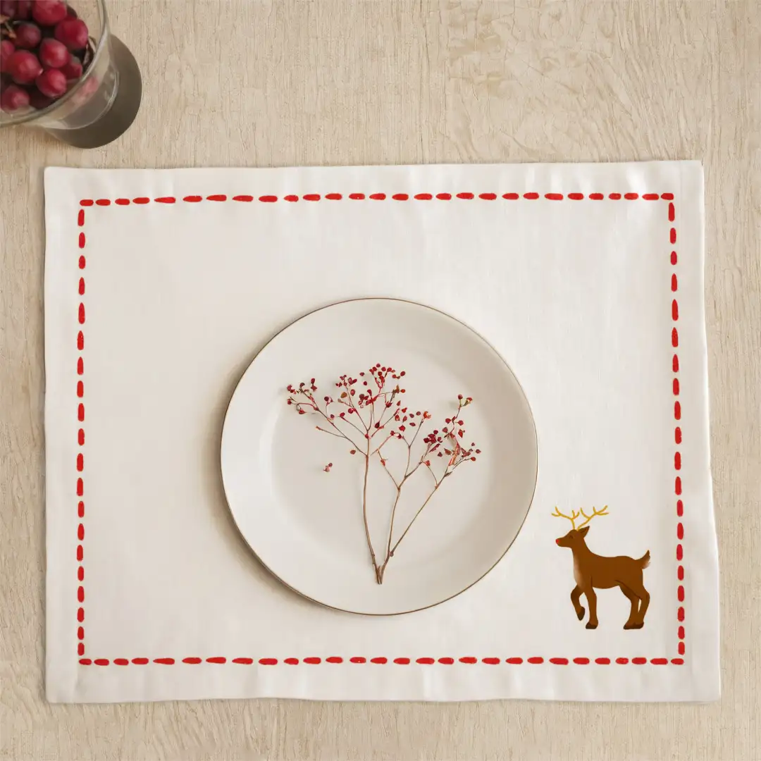 Podkładki świąteczne Minimalistyczny renifer 35x45 cm