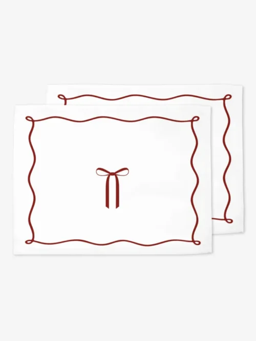 Podkładki świąteczne elegancka kokardka 35x45 cm