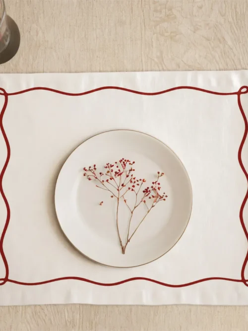 Podkładki świąteczne elegancka kokardka 35x45 cm