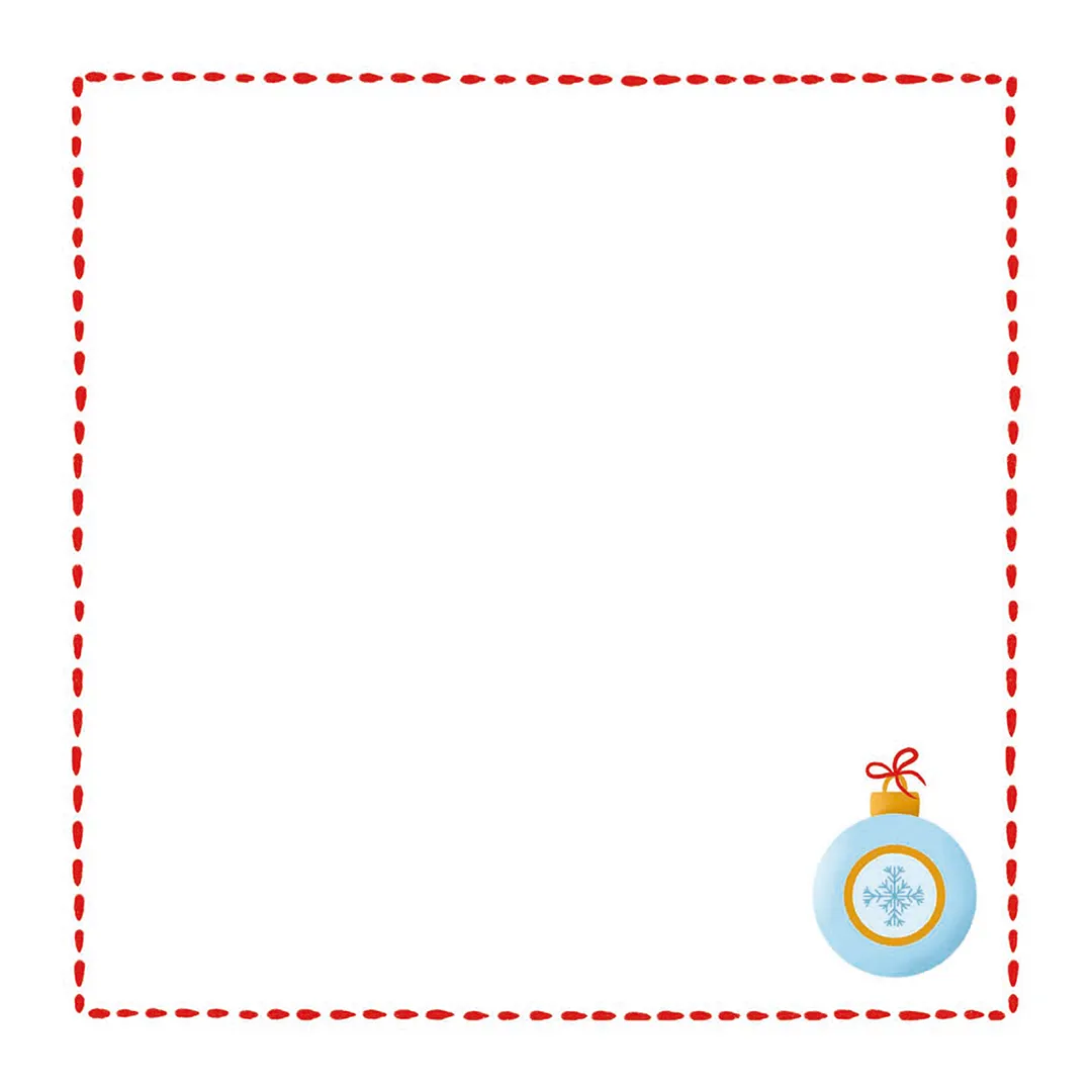 Serwetki świąteczne Minimalistyczna bombka 20x20 cm