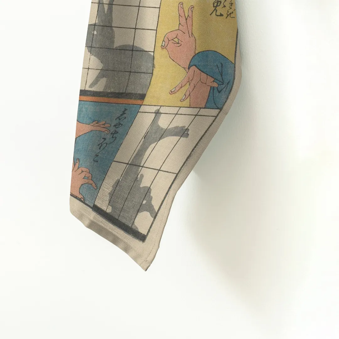 Ręcznik kuchenny Eight Shadow Figures Utagawa Hiroshige 50x70 cm