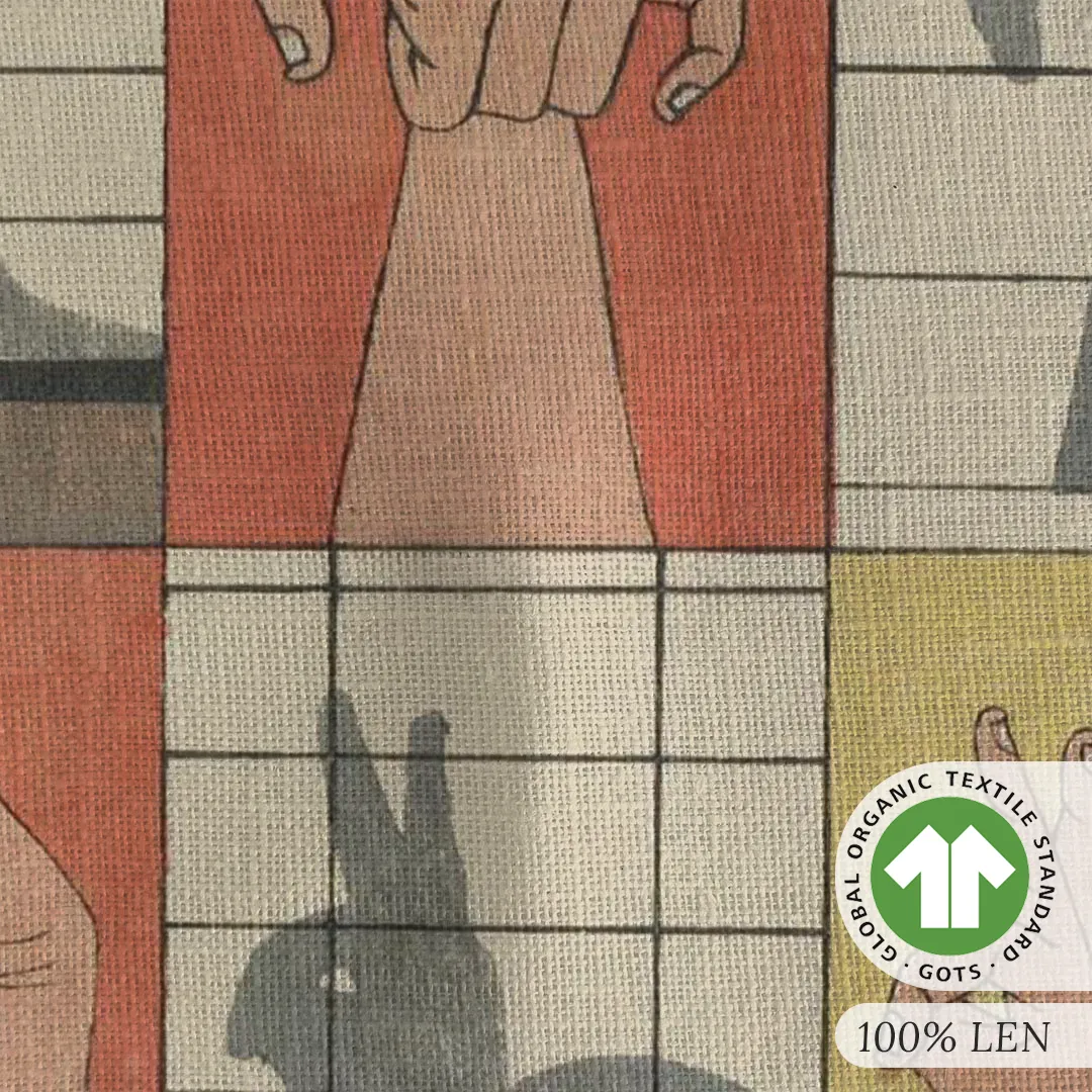 Ręcznik kuchenny Eight Shadow Figures Utagawa Hiroshige 50x70 cm