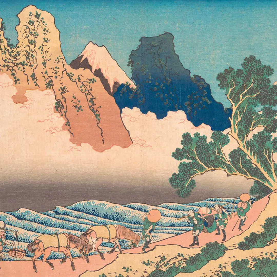 Poduszka - Widok na g&oacute;rę Fuji - Hokusai - obrazek 2