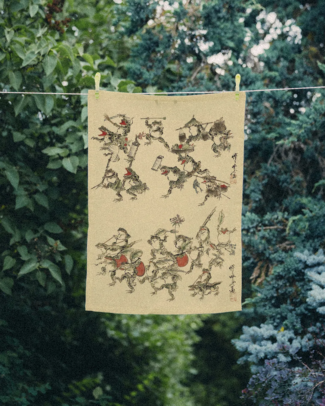 Ręcznik kuchenny - Żaby - obrazek 2